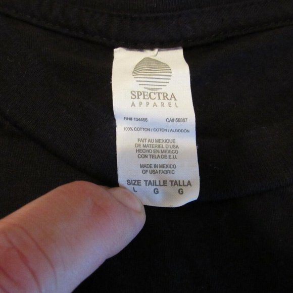 Coldplay T-Shirts Lot of 2 Viva La Vida 2009 Tour Blurred Man Black Size Medium - Picture 6 of 11